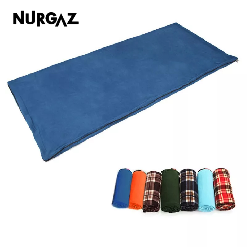 nurgaz-ถุงนอนขนแกะตั้งแคมป์กลางแจ้งผู้ใหญ่ถุงนอนขนแกะขั้วโลก