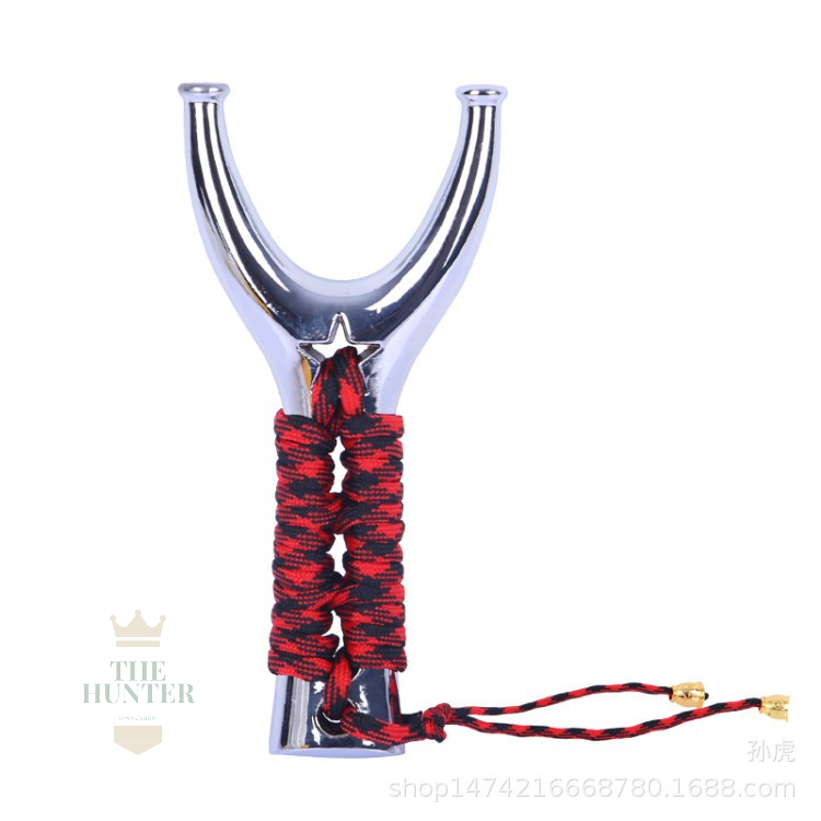 หนังสติ๊กจีนนำเข้า ขายดี HT-014 ชุบเลสเชือกแดง โลหะชุบเคลือบน้ำยา ...