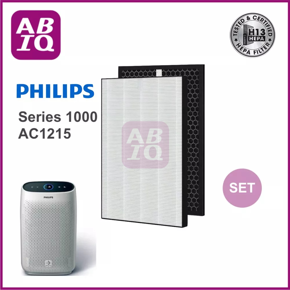 abiq-แผ่นกรองอากาศ-philips-series-1000-รุ่น-ac1215-แผ่นกรอง-true-hepa-filter-รุ่น-fy1413-และแผ่นกรองกลิ่น-fy1410