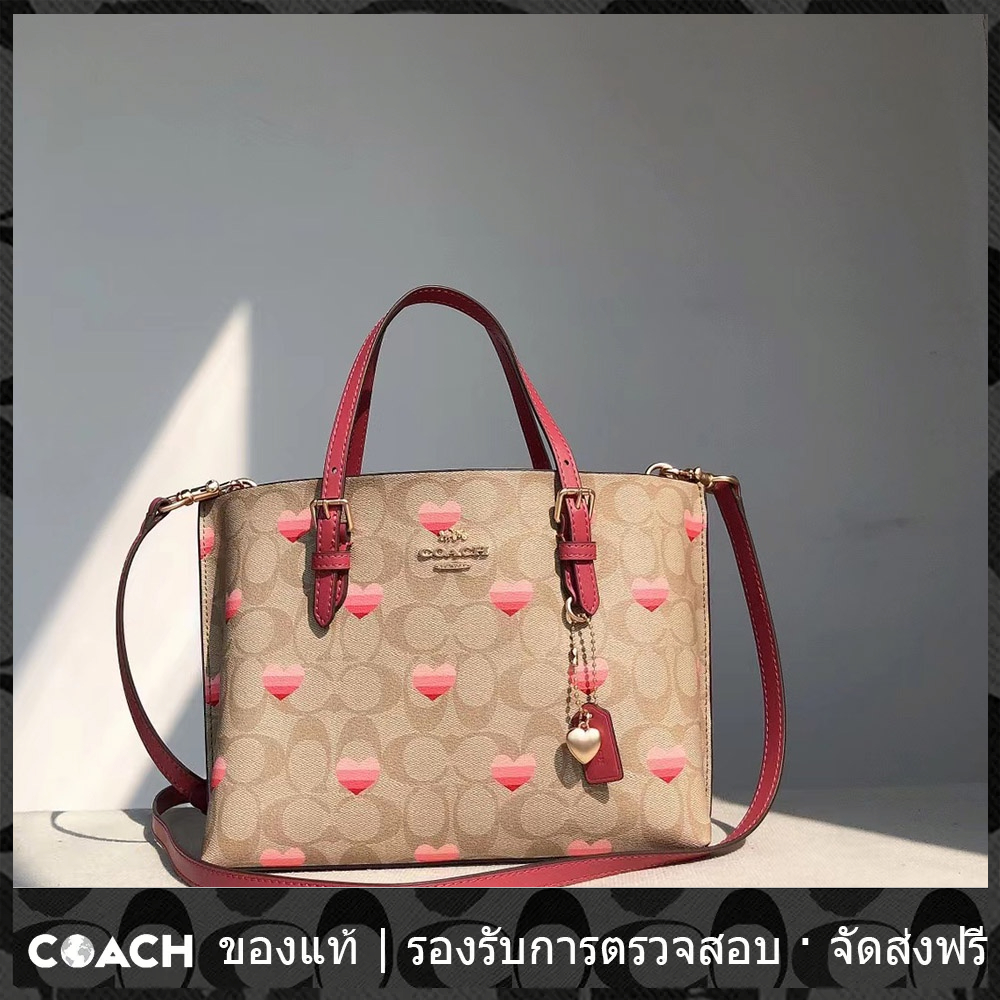 outlet-coach-ca252-mollie-tote-25-กระเป๋าสตรี-กระเป๋าสะพายข้าง-ถุงสิริ