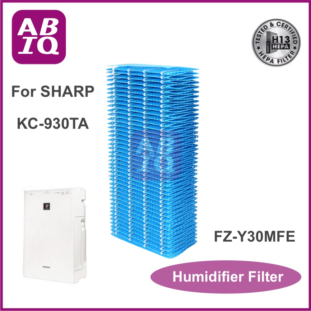 abiq-แผ่นกรองไอน้ำ-sharp-รุ่น-fz-y30mfe-ใช้กับเครื่องฟอกรุ่น-kc-930ta-w-แผ่นกรองความชื้น