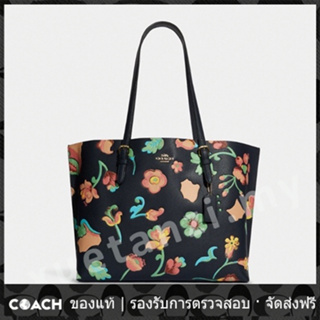 OUTLET💯 Coach แท้ C8215 8215 กระเป๋าโท้ทผู้หญิงรุ่นใหม่พกพาสะดวกและใช้ได้กับกระเป๋าสะพายข้างเดียว