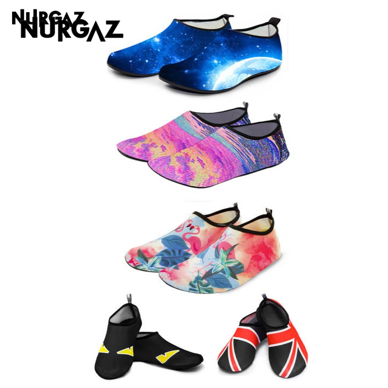 nurgaz-ถุงเท้าชายหาดรองเท้าน้ำ-barefoot-ถุงเท้าโยคะ-quick-dry-surf-swim-รองเท้าสำหรับผู้หญิง-men