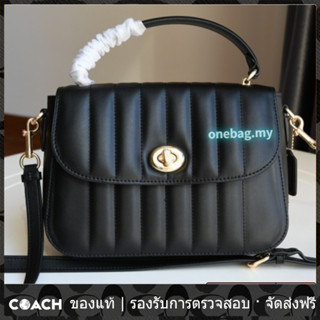 OUTLET💯 Coach แท้ C1558 กระเป๋าสะพายข้างผู้หญิงหมุนได้ กระเป๋าสะพายไหล่เดียว