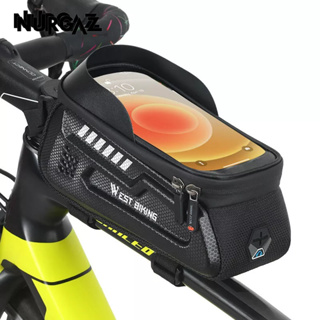 NURGAZ จักรยานสองมือ หน้าแข็งของ EVA มือถือ รถแคนดิเดตกันน้ํา และอุปกรณ์การปั่นจักรยาน ของจักรยานสองมือ ของ EVA แข็ง ๆ