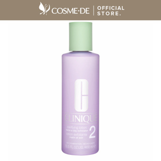 BClinique Clarifying Lotion โทนเนอร์บํารุงผิว 13.5 ออนซ์ 400 มล. สีใหม่ 2 นิ้ว