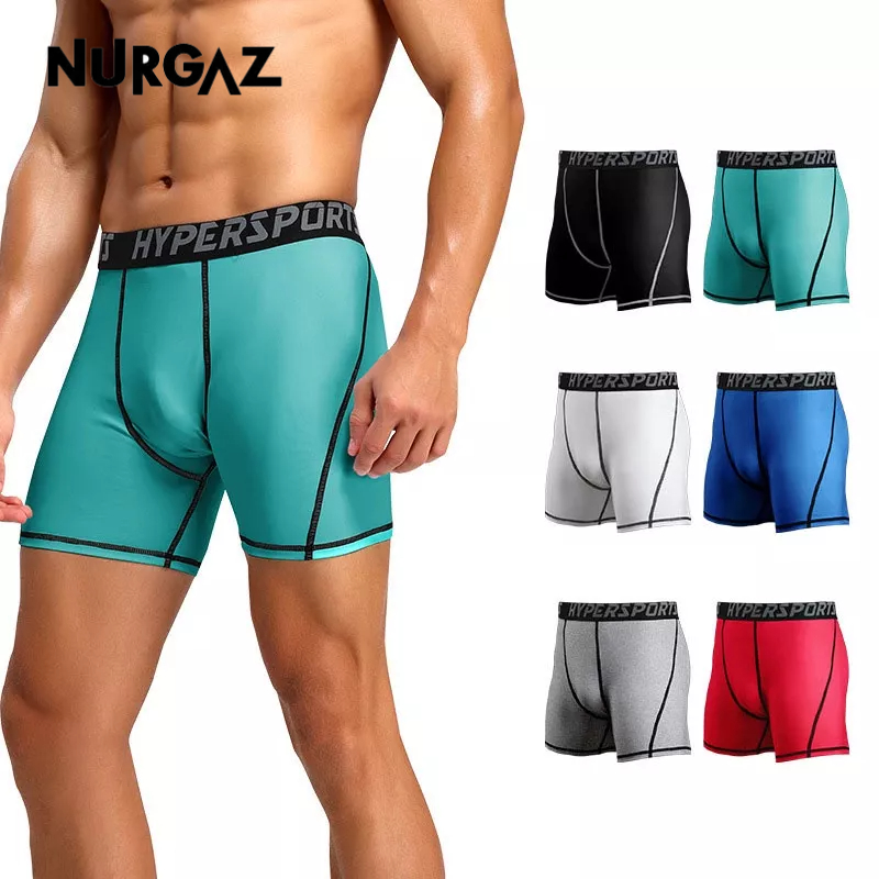 nurgaz-กีฬากลางแจ้ง-leggings-ชายฟิตเนสวิ่งบาสเกตบอลยืดหยุ่นด้านล่างการฝึกอบรมการบีบอัดกางเกง