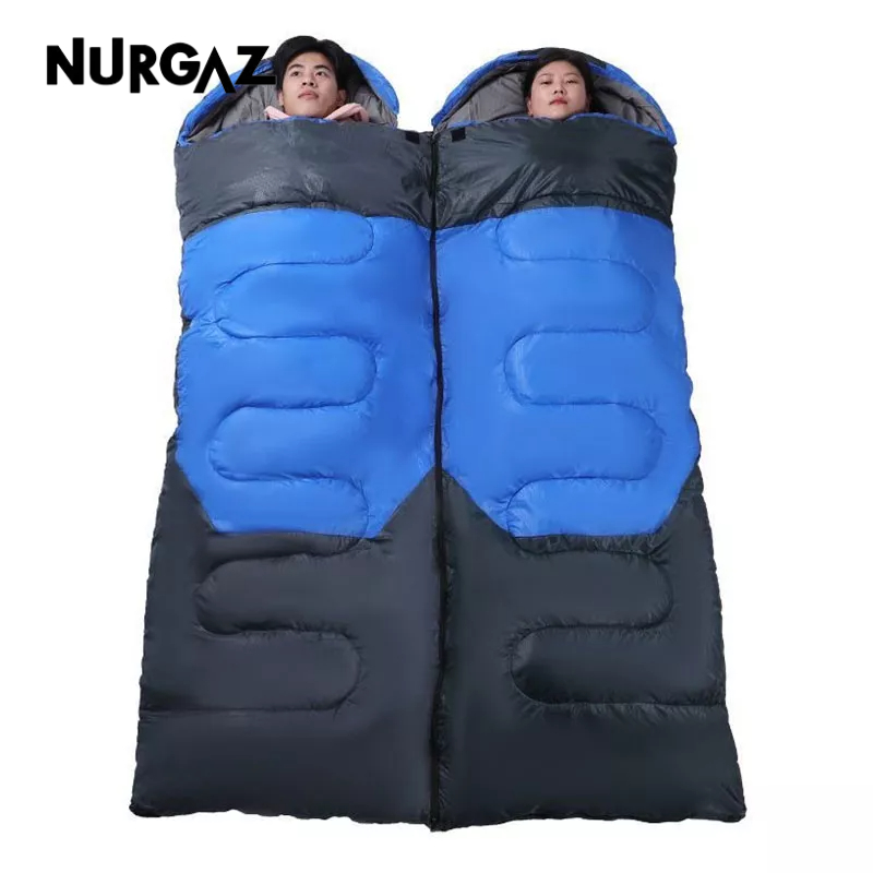 nurgaz-กลางแจ้งหนาอบอุ่นฤดูหนาวถุงนอนผู้ใหญ่ตั้งแคมป์กลางแจ้ง
