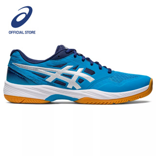 ASICS :  GEL-COURT HUNTER 3 MEN CPS ผู้ชาย รองเท้าสำหรับกีฬาในร่ม ของแท้  ISLAND BLUE/PURE SILVER