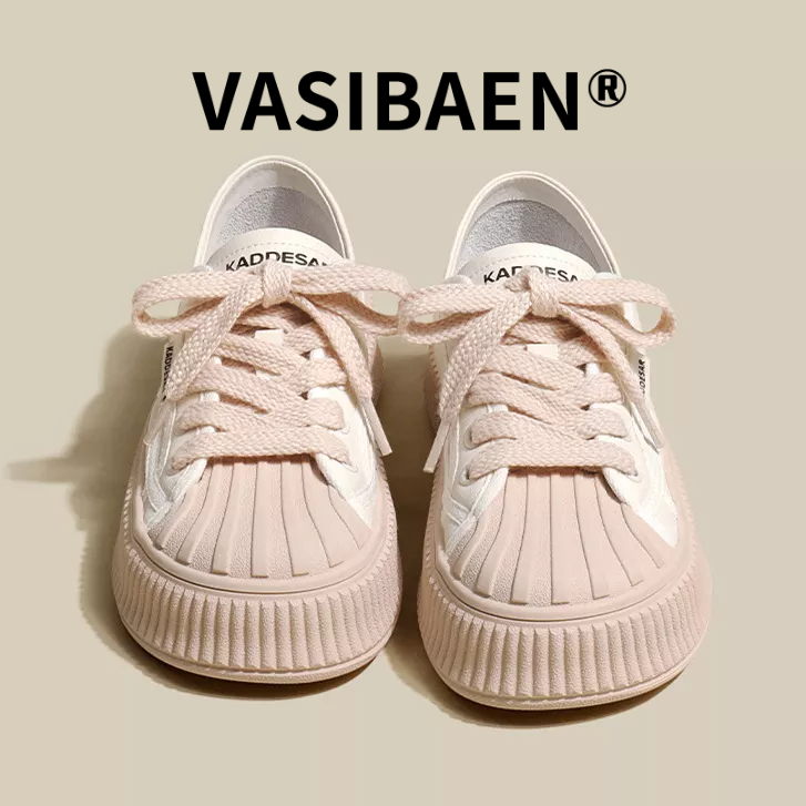 vasibaen-ลำลองกีฬาเฉพาะบิสกิต-2023-รองเท้าผ้าใบผู้หญิงหัวเปลือกหนาทุกการแข่งขันใหม่