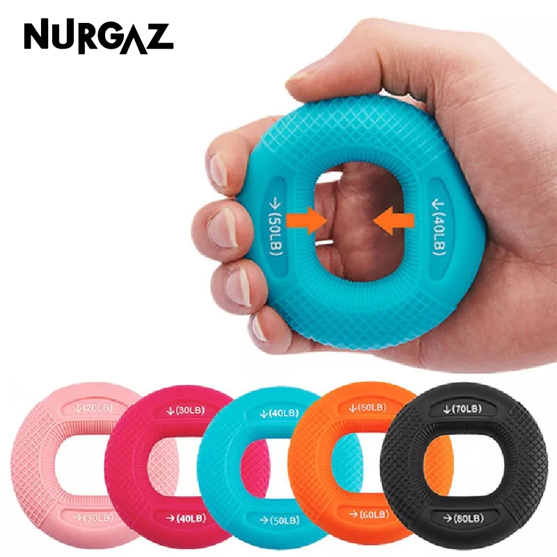 nurgaz-การถือซิลิโคนจับ-2-แรง-เสริมความแข็งแรงของแขน-แรงข้อมือ-และแรงมือ-ฟื้นตัวหลังการผ่าตัด-เพิ่มภูมิคุ้มกัน