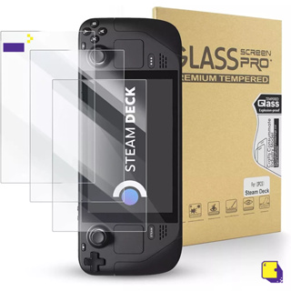 [+..••] TEMPERED GLASS PROTECTORS FILM FOR STEAM DECK (เกมอื่นๆ™🎮)