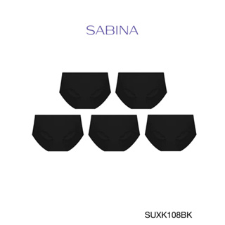 ภาพหน้าปกสินค้าSabina กางเกงชั้นใน (Set 5 ชิ้น) Panty Seamless รุ่น Soft Collection รหัส SUXK108BK สีดำ ที่เกี่ยวข้อง