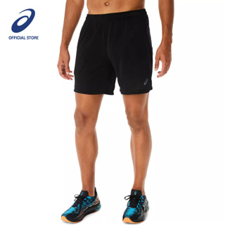 ASICS :  7IN KNIT SHORTS MEN TRAINING กางเกง ผู้ชาย กางเกง กางเกงขาสั้น ของแท้  PERFORMANCE BLACK