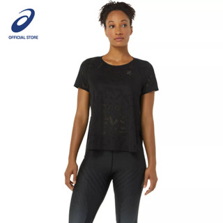 ASICS :  VENTILATE ACTIBREEZE SS TOP WOMEN RUNNING ผู้หญิง เสื้อคอกลม ของแท้  PERFORMANCE BLACK