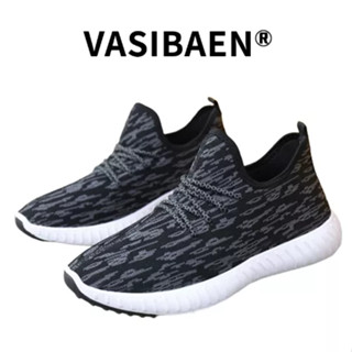 VASIBAEN รองเท้ากีฬาใหม่ของผู้ชายรองเท้าผ้าลำลองแบบเก่าของปักกิ่งสวมใส่สบายกันลื่นน้ำหนักเบาทนต่อการสึกหรอ