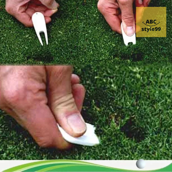 พร้อมส่ง-divot-golf-green-tools-อุปกรณ์ซ่อมแซมกอล์ฟ-กรีน-ซ่อมแซมสนาม-รอย-divot-รอยเท้าเหยียบ-repair-green-golf