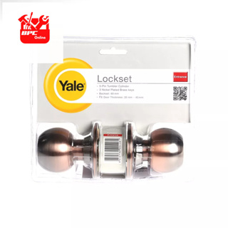 YALE ลูกบิดประตูรมดำ (มีกุญแจ)ใช้กับประตูทั่วไป รุ่น VCA5127US11