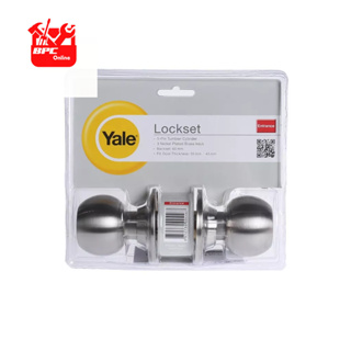 YALE ลูกบิดประตูสแตนเลส(มีกุญแจ)ใช้กับประตูทั่วไป รุ่น KN-VCA5127US32D