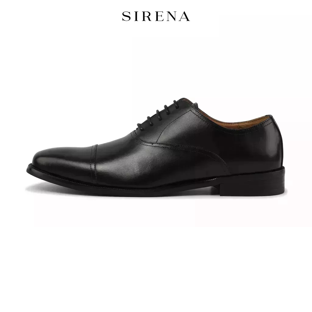 ภาพหน้าปกสินค้าPAUL & SIRENA รองเท้าหนังแท้ ส้น 1.5 นิ้ว รุ่น DAVID สีดำ  รองเท้าหนังผู้ชาย จากร้าน sirena_official บน Shopee