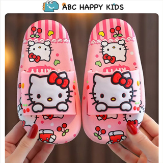 รองเท้าแตะในร่มสำหรับเด็กน่ารัก Hello Kitty