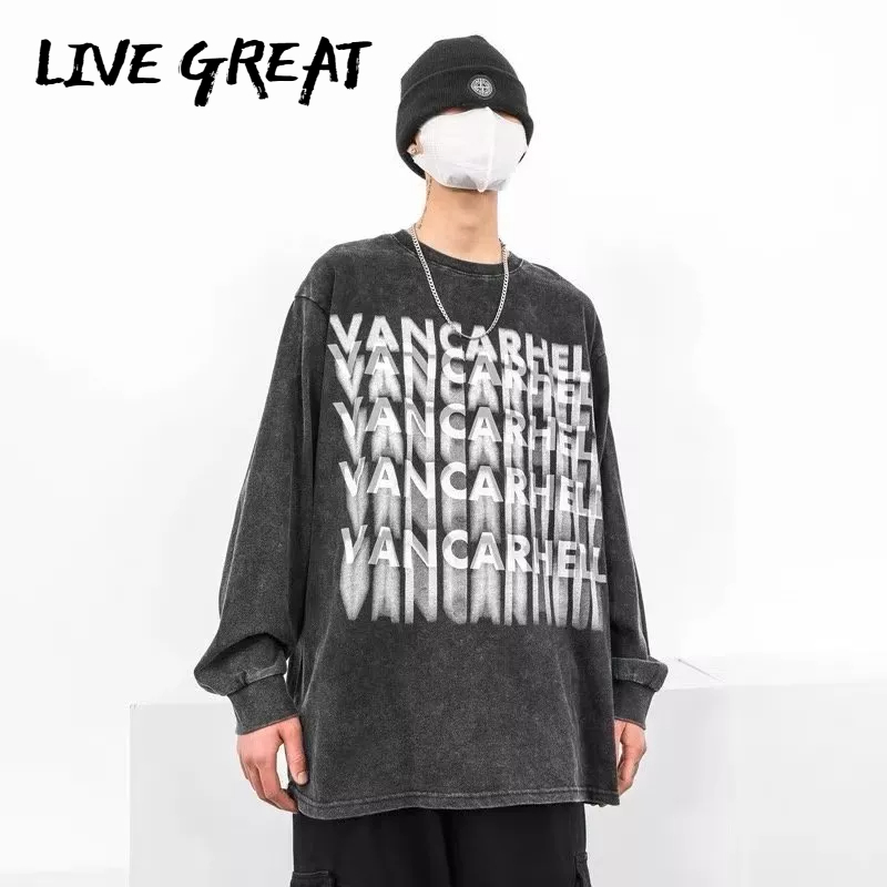 live-great-เสื้อกันหนาวผู้ชาย-เทรนด์ใหม่-แฟชั่น-จดหมาย-พิมพ์ด้านบน-หลวม-ลำลอง-อเมริกัน-ย้อนยุค-เสื้อแขนยาว