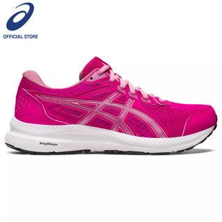 ASICS :  GEL-CONTEND 8 WOMEN RUNNING ผู้หญิง รองเท้าวิ่ง ของแท้  PINK RAVE/PURE SILVER