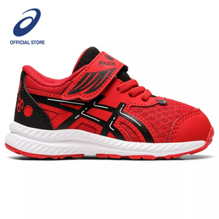 ASICS :  CONTEND 8 TS SCHOOL YARD KIDS RUNNING เด็ก รองเท้าวิ่ง ของแท้  CLASSIC RED/BLACK