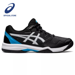 ASICS :  GEL-DEDICATE 7 MEN CPS รองเท้า ผู้ชาย รองเท้าผ้าใบ รองเท้าเทนนิส ของแท้  BLACK/ISLAND BLUE