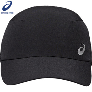 ASICS :  WOVEN CAP UNISEX RUNNING ชายหญิง หมวก ของแท้  PERFORMANCE BLACK