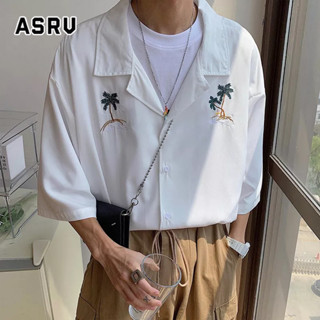 ASRV เสื้อเชิ้ตแขนสั้น Cargo ใหม่สําหรับฤดูร้อน 2023 ใหม่สําหรับฤดูร้อน 2023 แบรนด์แฟชั่น สไตล์ฮ่องกง เวอร์ชั่นญี่ปุ่น เกาหลี