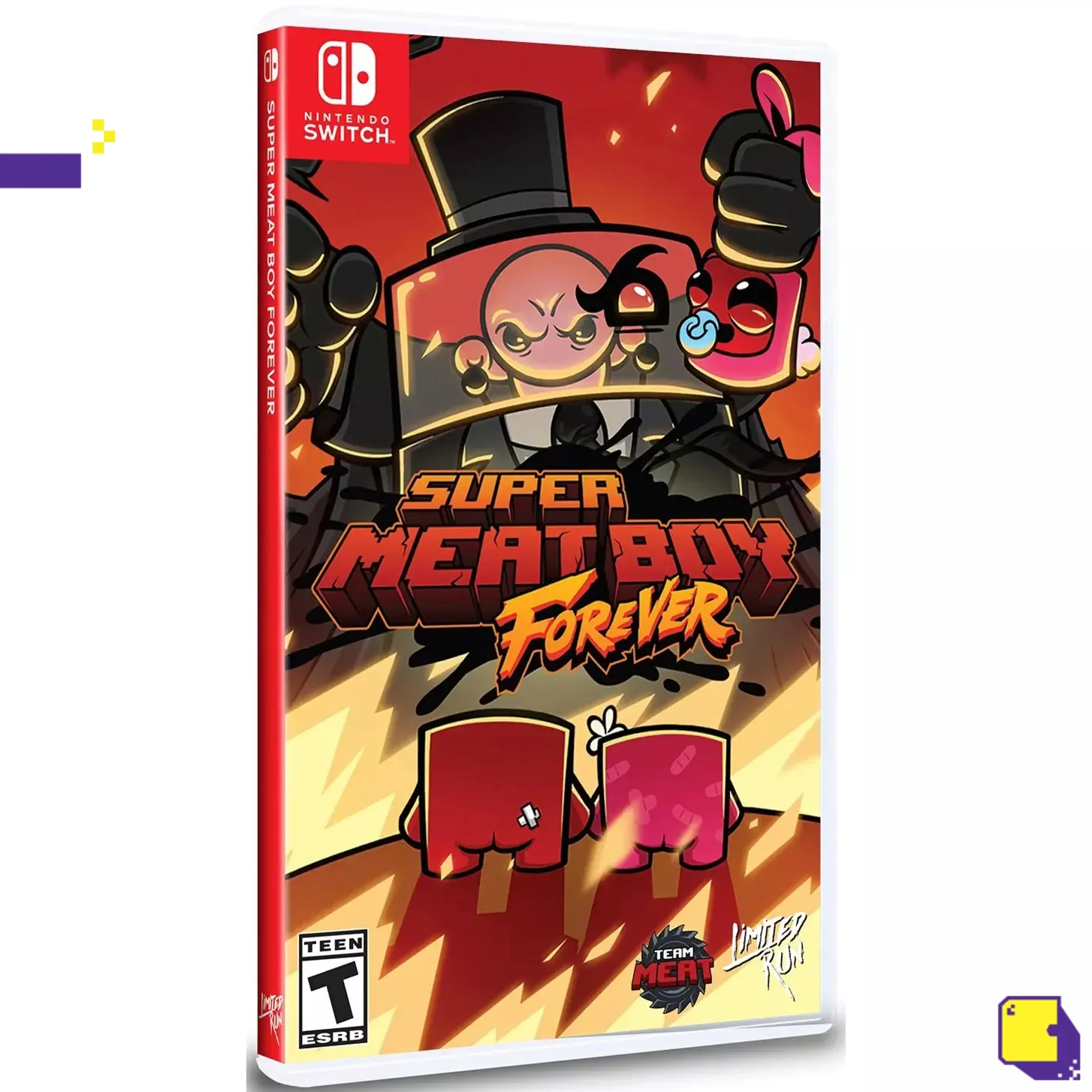 พร้อมส่ง-ผ่อน-0-nsw-super-meat-boy-forever-เกมส์-nintendo-switch