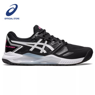 ASICS :  GEL-CHALLENGER 13 MEN CPS ผู้ชาย รองเท้าเทนนิส ของแท้  BLACK/HOT PINK