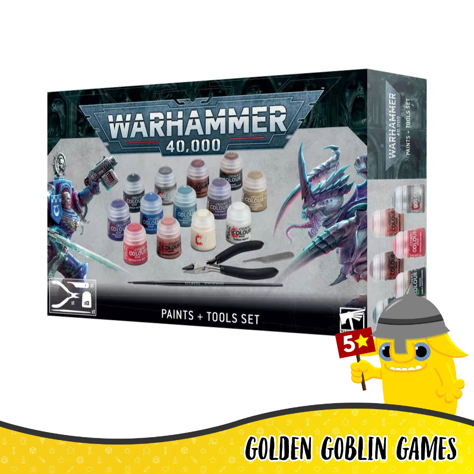 Warhammer 40k: Paints + Tools Set (2023) | Shopee Thailand