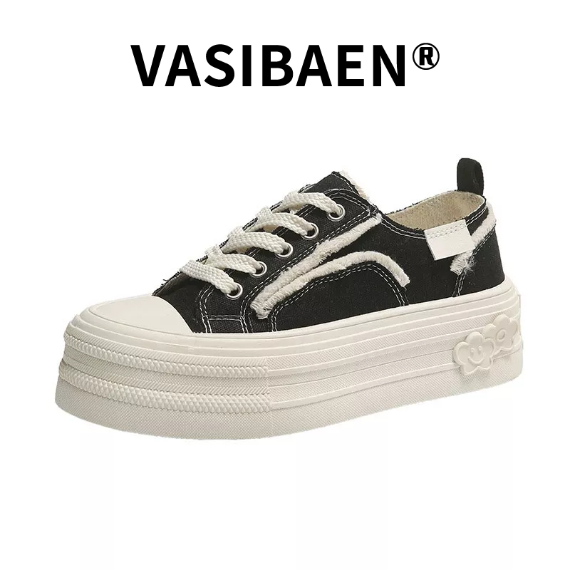 vasibaen-รองเท้าผู้หญิง-สไตล์เกาหลี-ลำลอง-วิ่ง-เบา-รองเท้าผ้าใบแฟชั่น