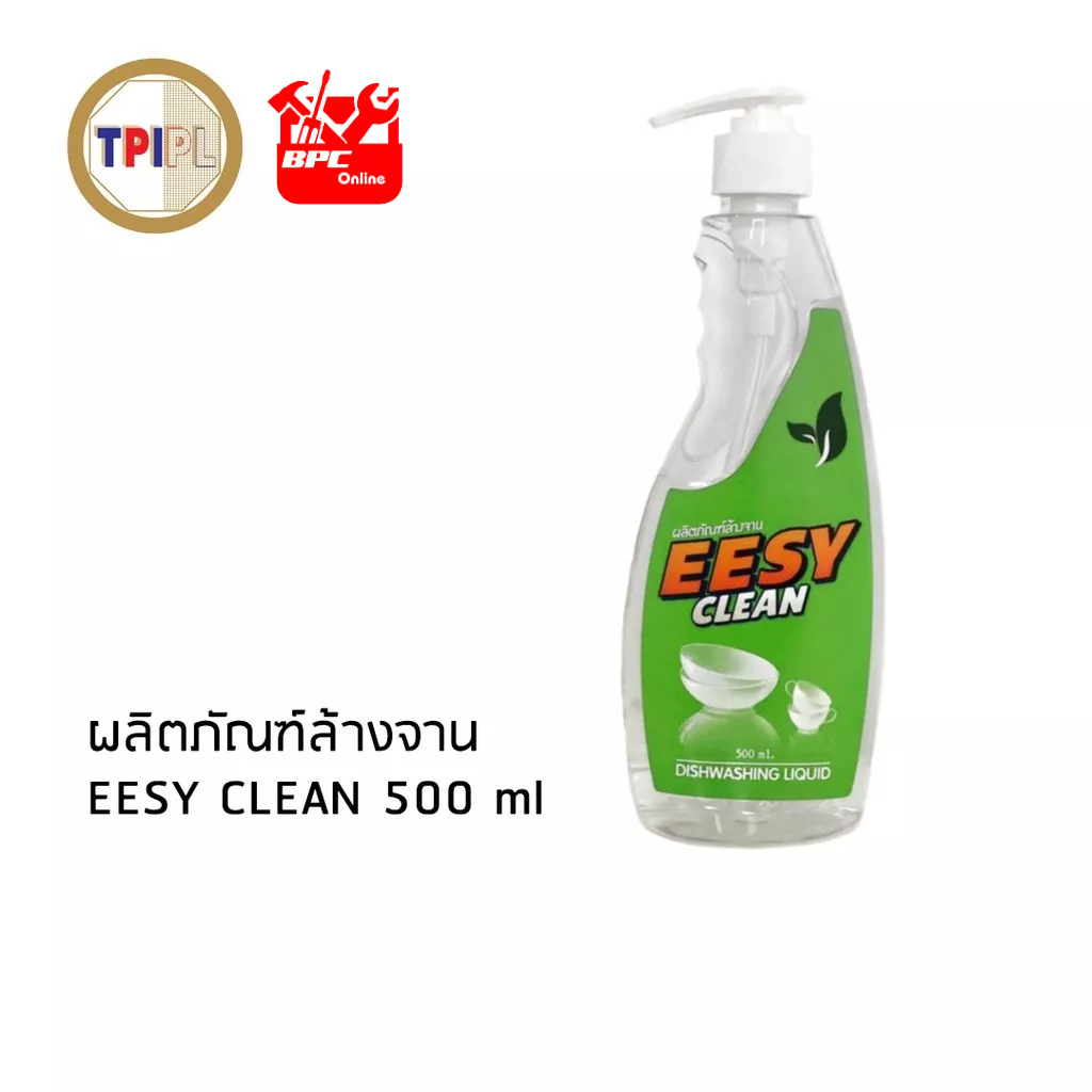 น้ำยาล้างจาน-eesy-clean-500-ml-หัวปั้ม-ตราทีพีไอ-mfd-18-01-2022