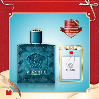 💯 Versace Eros Eau De Toilette EDT 100ML น้ำหอมผู้ชาย 🎁มอบถุงเป็นของขวัญ