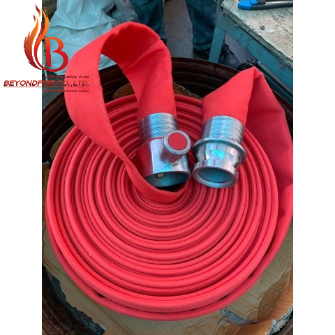 สายดับเพลิง-ชนิดผ้าใบ-สีแดง-ขนาด2-5-สายส่งน้ำดับเพลิง-fire-hose