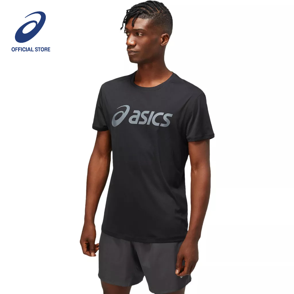 asics-silver-asics-top-men-running-ผู้ชาย-เสื้อคอกลม-ของแท้-performance-black-carrier-grey