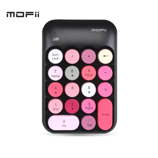 สินค้า MOFii BISCUIT Wireless Numeric Keypad (คีย์บอร์ดตัวเลขไร้สายสีพาสเทล) แถมฟรี..สติกเกอร์