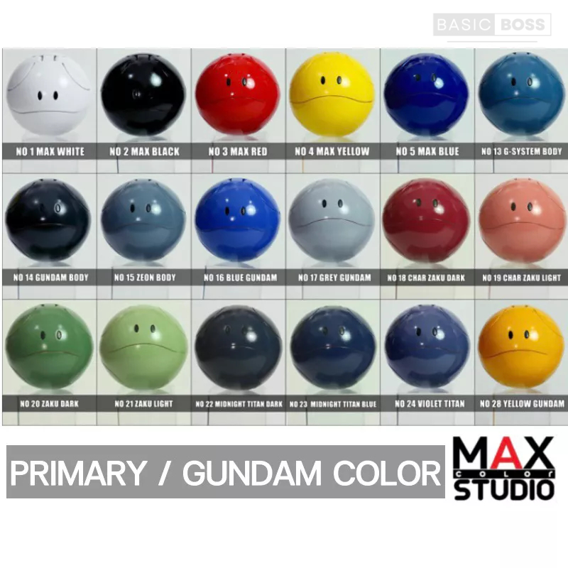max-color-primary-color-สีพื้นฐาน-gundam-color-สีกันดั้ม-สูตรอะคริลิค-โมเดล-กันดั้ม-กันพลา-สีแอร์บรัช-maxcolor
