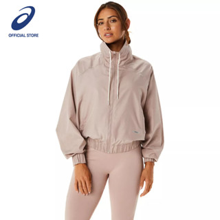 ASICS :  WOMEN ACTIBREEZE WOVEN JACKET WOMEN TRAINING แจ็คเกต ผู้หญิง เสื้อ แจ็คเกต ของแท้  FAWN