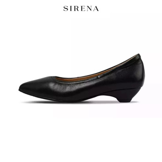 ภาพหน้าปกสินค้าSIRENA รองเท้าหนังแท้ ส้น 1.5 นิ้ว รุ่น MARINA สีดำ | รองเท้าคัทชูผู้หญิง ซึ่งคุณอาจชอบราคาและรีวิวของสินค้านี้