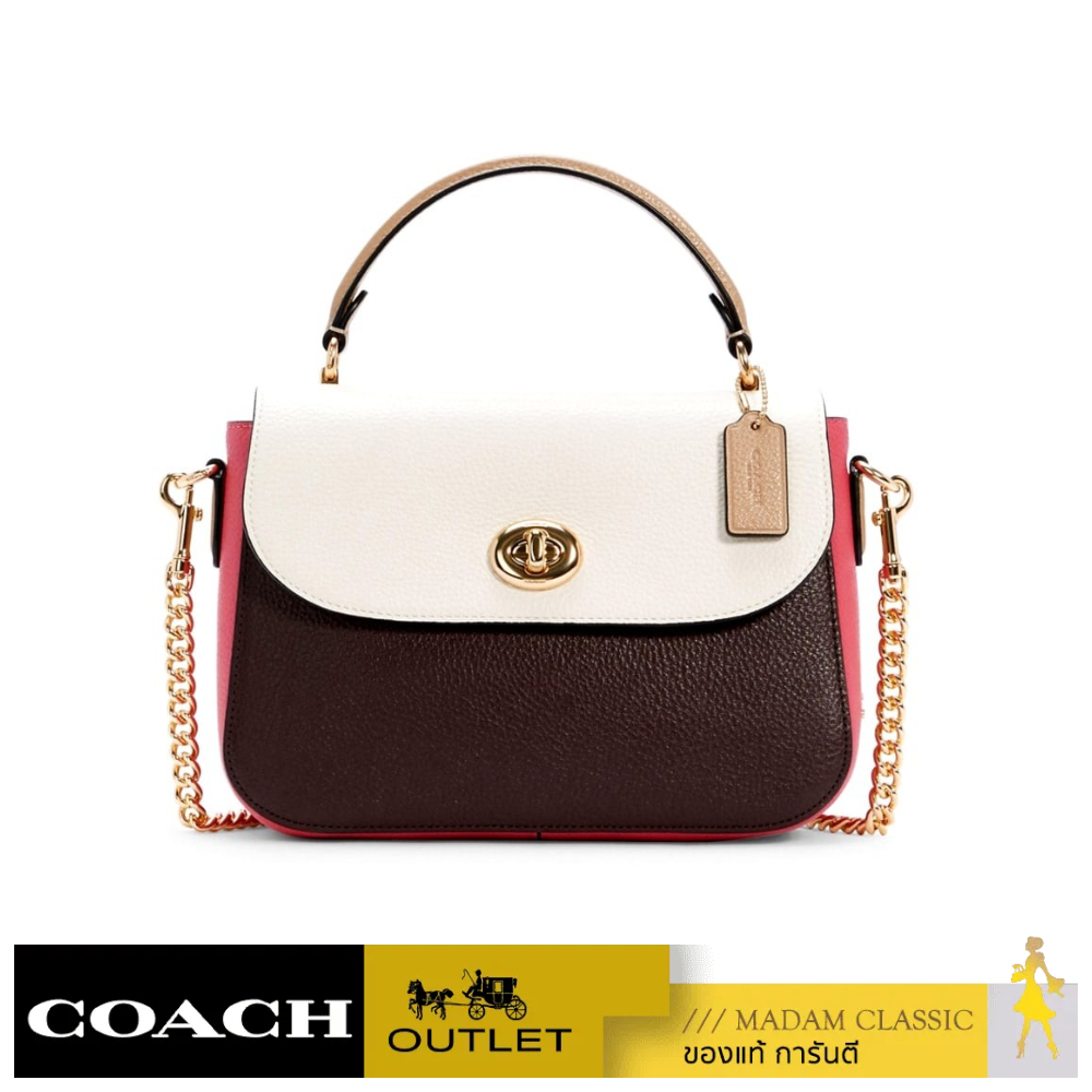 COACH C2836 MARLIE TOP HANDLE SATCHEL IN COLORBLOCK (IMCAH) [C2836IMCAH