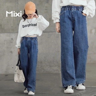 MIXI  กางเกงยีนส์ขายาวสาวอวบมาใหม่  MIX214