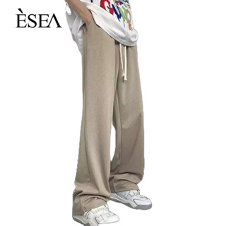ESEA กางเกงขายาวผู้ชาย แบรนด์ Tide วัยรุ่นขี้เกียจ เทรนด์ฮิต ง่ายๆ สบายๆ มาใหม่ อินเทรนด์ทุกวัน