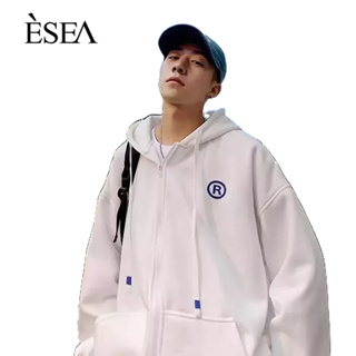 ESEA เสื้อโค้ทผู้ชาย: แบรนด์แฟชั่น INS พิมพ์จดหมายแฟชั่นฤดูใบไม้ผลิและฤดูใบไม้ร่วง, เสื้อโค้ทผู้ชายวรรณกรรมยอดนิยมเวอร์ชั่นเกาหลี