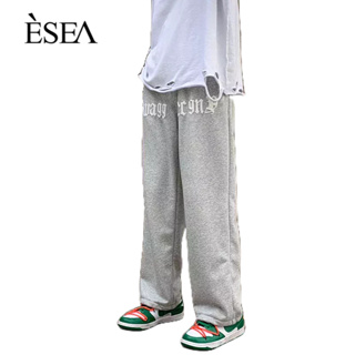 ESEA ตัวอักษรพิมพ์ออกแบบมาให้รู้สึกกางเกงขายาวขายาวกางเกงขายาวกีฬากางเกงขายาวกางเกงขายาว การเชื่อมต่อแบบเรียบง่าย