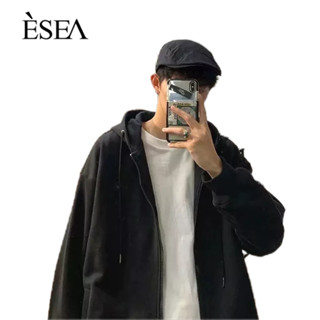 ESEA เสื้อโค้ทผู้ชายอินเทรนด์ฤดูใบไม้ผลิและฤดูใบไม้ร่วงผลิตภัณฑ์ใหม่ที่เรียบง่ายและหลวมของผู้ชายสบาย ๆ เสื้อกีฬาสบาย ๆ