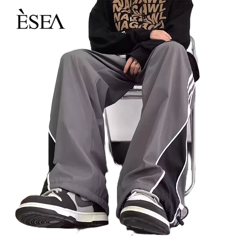 esea-กางเกงขายาวผู้ชาย-แฟชั่นลำลอง-ทรงหลวม-อินเทรนด์-กีฬา-กางเกงผู้ชายทุกคู่